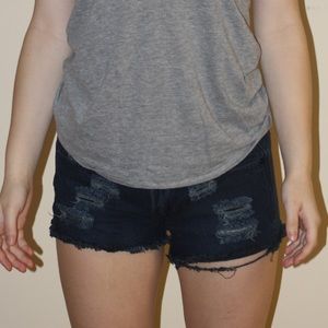 Express Jean Shorts (Dark Blue)